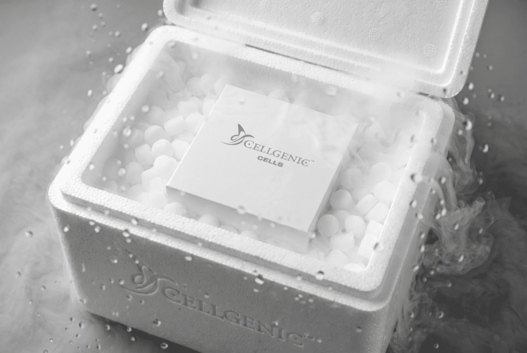 Cellgenic cold-chain shipping and international distribution
